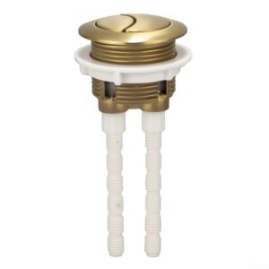 1pcs Brushed Brass Gold Toilet Flush Cistern Button Close Coupled 38mm Toilet Push Flush Valve ABS Dual Flush Button Bathroom