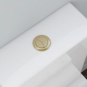 1pcs Brushed Brass Gold Toilet Flush Cistern Button Close Coupled 38mm Toilet Push Flush Valve ABS Dual Flush Button Bathroom