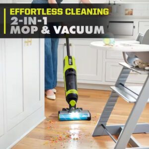 RYOBI ONE+ HP 18V Brushless Cordless Wet/Dry Stick Mop and Vacuum Kit with 4.0 Ah Battery and Charger