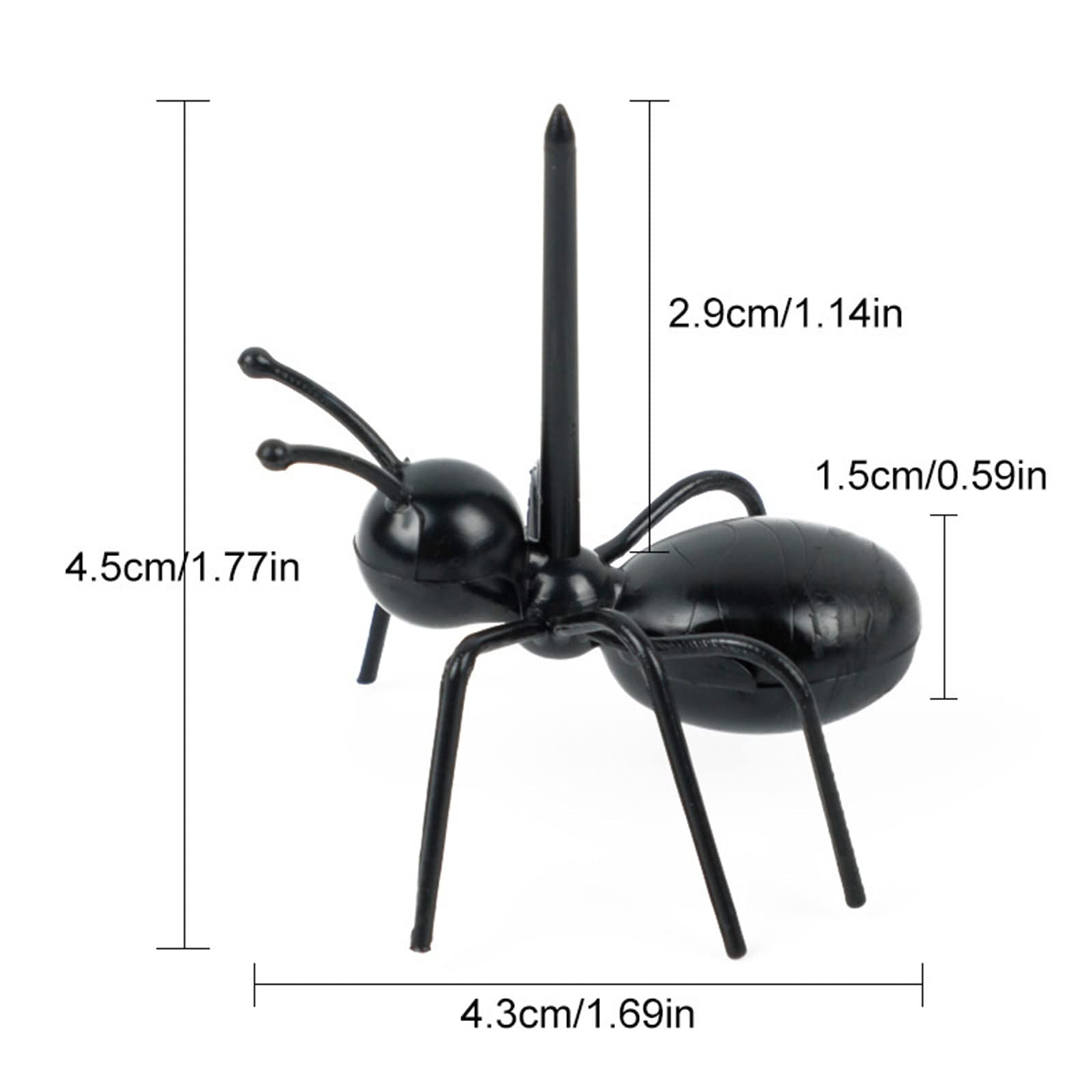 12 Pcs Ants Shape Food Picks Reusable Party Toothpicks Fruit Dessert Fork Animal Appetizer Forks Home Decor