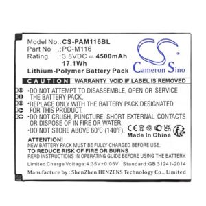 VI VINTRONS Battery for Pax X3S, X5, PC-M116,