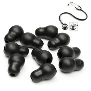 for 10pcs for silicone black for soft eartips for earplug earpieces for littmann for stethoscope