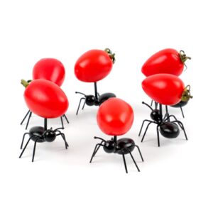 12 Pcs Ants Shape Food Picks Reusable Party Toothpicks Fruit Dessert Fork Animal Appetizer Forks Home Decor