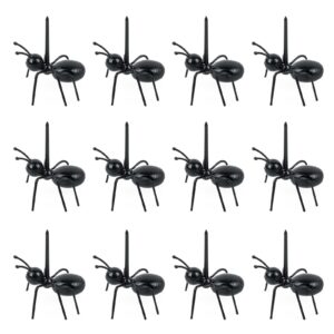 12 Pcs Ants Shape Food Picks Reusable Party Toothpicks Fruit Dessert Fork Animal Appetizer Forks Home Decor