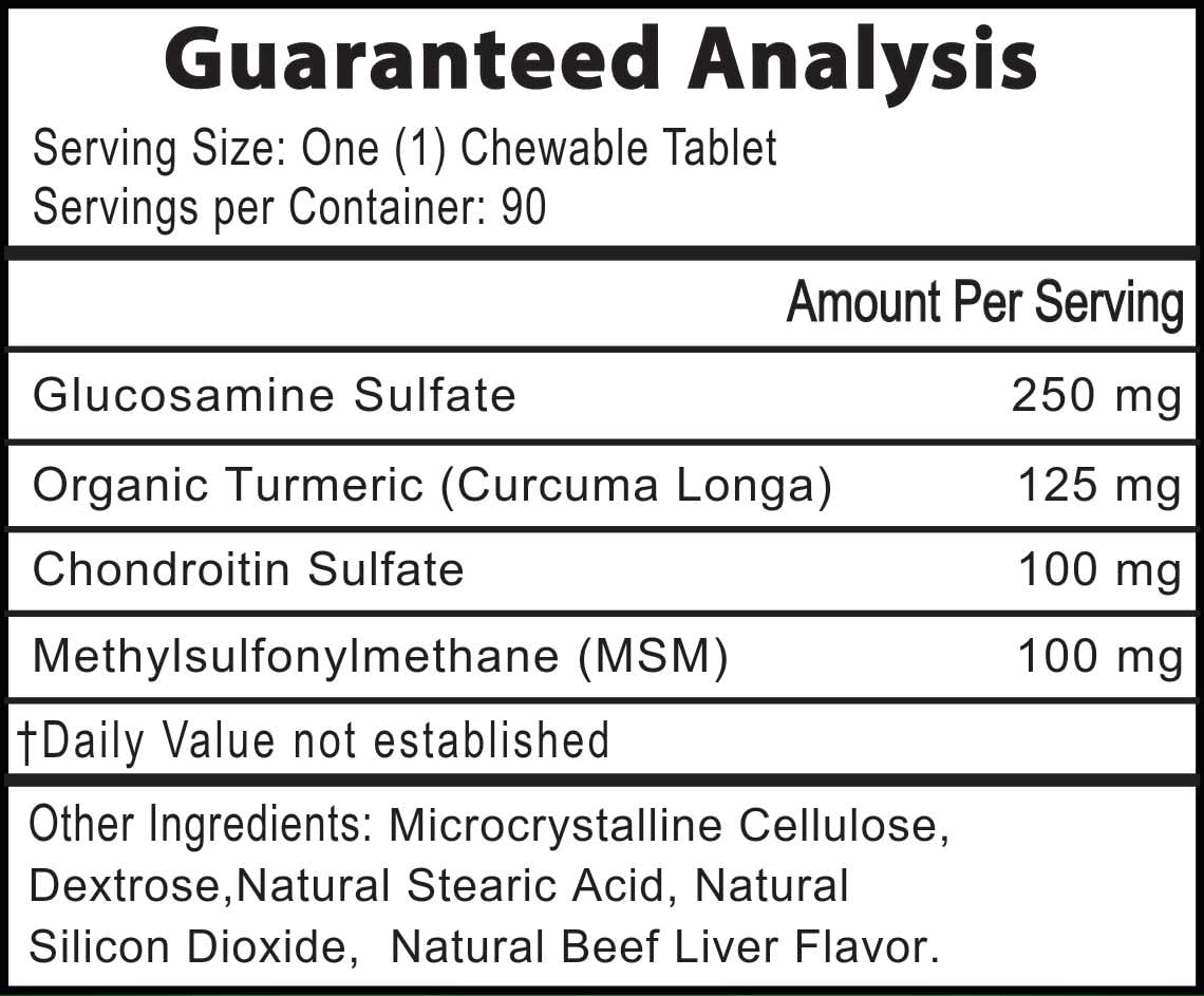 Advanced Hip and Joint Supplement for Dogs Large Breed - Glucosamine for Dogs Mobility & Pain Relief - Chondroitin, MSM & Turmeric | Bundle Pack(Chewable Tablets + Powder)