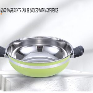 Stainless Steel Stockpot with Lid Tagines Pot Dual Handle Cookware Kitchen Cooking Pot Nonstick Soup Po Heighten 28cm Cone-Shaped Lid Nonstick Tajine Pot Steamer Casserole,Blue