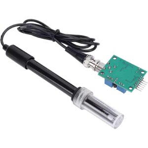 PH Sensor for Arduino, PH0-14 Value Detect Sensor Module with pH Electrode Probe BNC