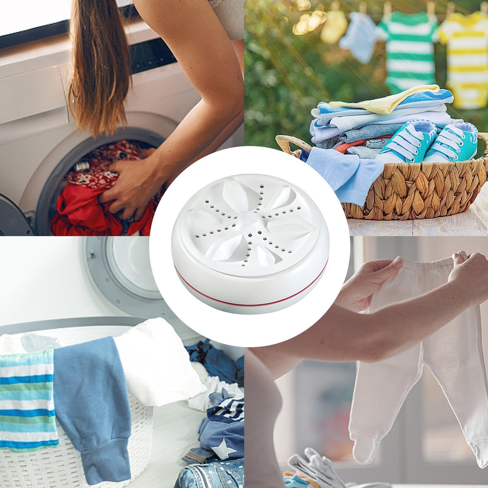 Portable Machine Suction Cup Turbine Washer | Travel Turbine Washer, Multifunctional Turbos Washing Machine,Portable Ultrasonic Washing Machine For Home Travel Business Camping RV Trip