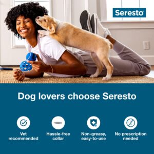 Bundle of Seresto Large Dog Collar for Dogs Over 18 lbs. + Pet Protect Dog Digestive Health Supplement 60 Chews