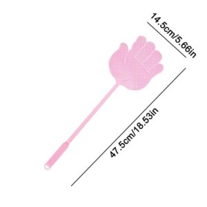 6PACK Fly Swatter,Funny Hand Shaped Fly Swatters,Heavy Duty Manual Fly Swatter,Long Handle Flyswatter,Multi-Functional Swatter,Indoor Flyswatter,Fly Swatters for Home Indoor Outdoor Classroom