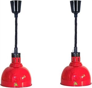 linkanruo food warmer lamp telescopic food warme buffet food heat lamp buffet heating lamp, equipment food service restaurant kitchen equipment food for home and restaurant lamps(red)