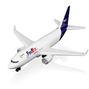 simplyair 1/400 fedex airplane model kits plastic airplane model for collection and display