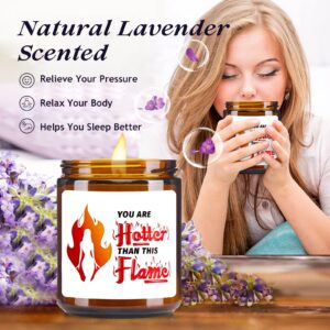 Gifts for Girlfriend from Boyfriend, Lavender Scented Candle, Best Girlfriend Gifts, Funny Birthday Gifts for Girlfriend Fiancee Wife, Couple Gift Ideas for Christmas Anniversary Valentines Day