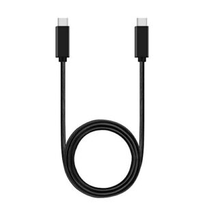 BoxWave Cable Compatible with Tera Android 11 Barcode Scanner (P400) - DirectSync PD Cable (3ft) - USB-C to USB-C (100W), Type C Braided 3ft Charge and Sync Cable - Jet Black