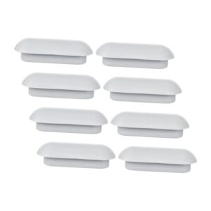 lifkich 8pcs toilet seat cover toilet seat stoppers bidet parts replacement toilet bumpers for seat toilet lid seat pad toilet lid bumper bidet bumpers for toilet seats ldpe grey