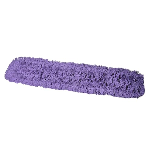 Tidy Tools 36 Inch Purple Dust Mop with Extendable Handle and 36 Inch Purple Dust Mop Refill Bundle - 6 Mop Sets and 6 Refills