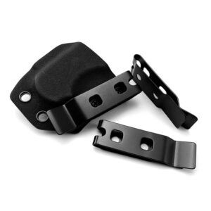 Psdndeww Stainless Steel Scabbard Back Clip Belt Sheath Carrying Waist Clips Clips Grip Hook