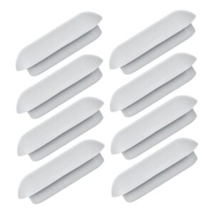 wooneky 8pcs toilet seat cover bidet toilet seat bumper for home toilet seat bumpers toilet seat bumper replacement kit toilet lid seat pad bidet toilet seat bumper replacement eva grey