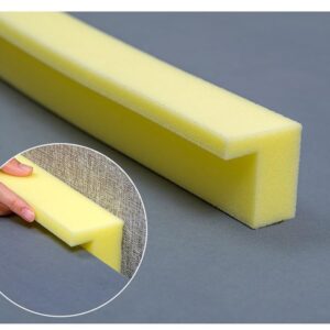 YUURO L Shape Foam Fill The Gap Between Mattress and Wall,Dorm Bed Gap Filler DIY Cut Furniture Gap Filler,Sofa Gap Filler,Stop Losing Phone,200cm (79x2 inch)