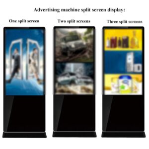 32 Inch Digital Signage Kiosk,Vertical Floor Standing Touch Screen Advertising Machine,0.121cbm Automatic Media Player,Indoor Advertising Machine With Wifi,HD Screen,43inches