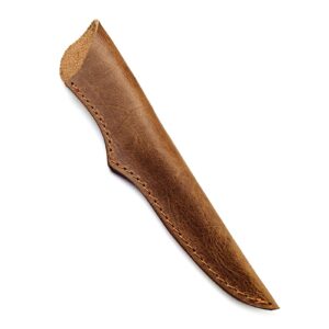 cowhides leather straight case sheath for kitchen fruit outdoor tool holsters storage bag knives