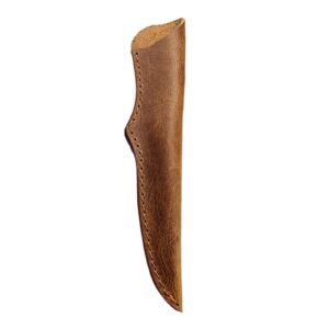 Cowhides Leather Straight Case Sheath For Kitchen Fruit Outdoor Tool Holsters Storage Bag Knives