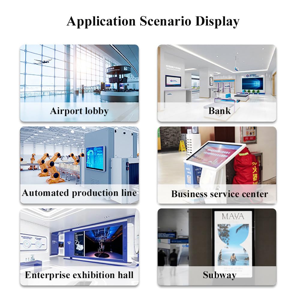 21.5 Inch Capacitive Touch Screen Advertising Display, Cloud Remote Publishing, 16:9 Led Display And 1920x1080p, Digital Signage Display Player For Advertising,32inches