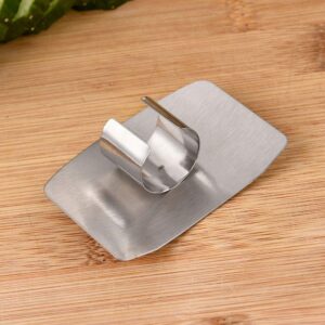 Kitchen Finger Hand Protector Guard Stainless Steel Shield Anti Cut Utensils Tool