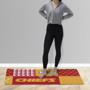 Northwest NFL 3 X 5 Feet Washable Area Living Rug, Kansas City Chiefs