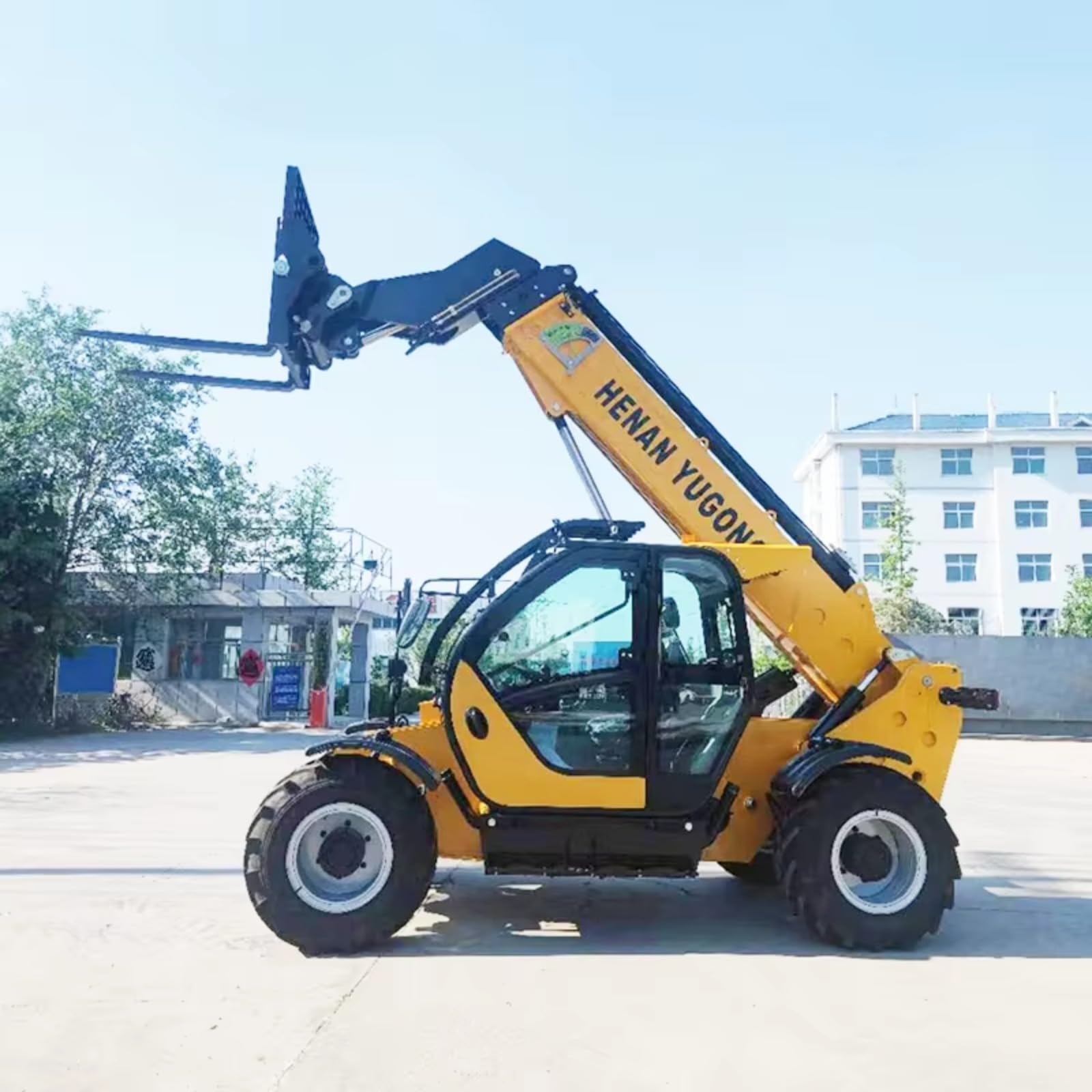 Forklift Telescoping Jib Boom Truck Crane 4000Lbs Telescopic Load Handler