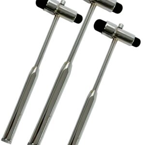 Set of 3 Buck Hammer - Reflex Hammer - Neuro Diagnostics Examination Hammer - with German Stainless Steel Handle