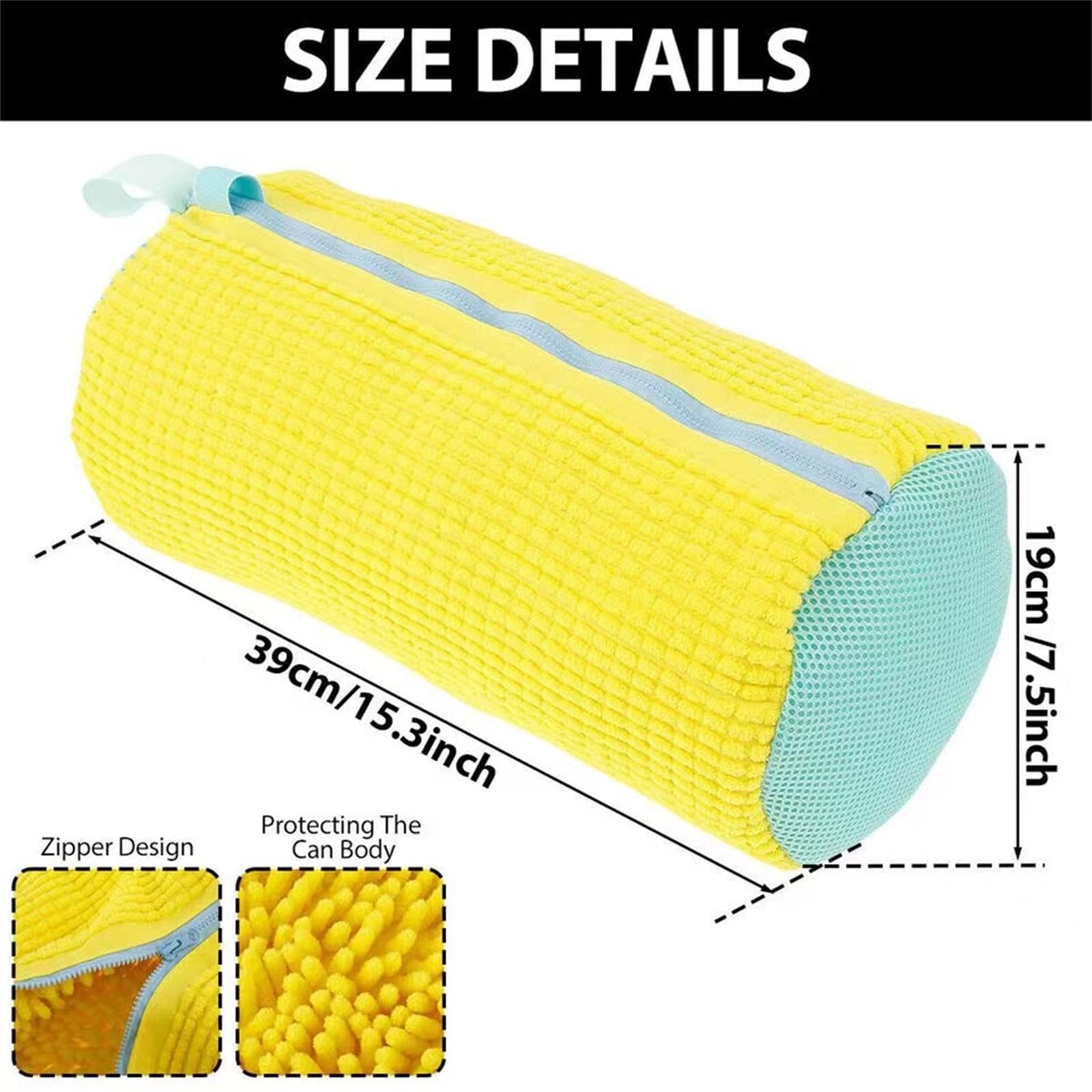 Hiyniaz 2Pcs Shoe Washing Bag for Washing Machine, Laundry Shoe Bag for Washer and Dryer, Reusable Shoe Washing Bag