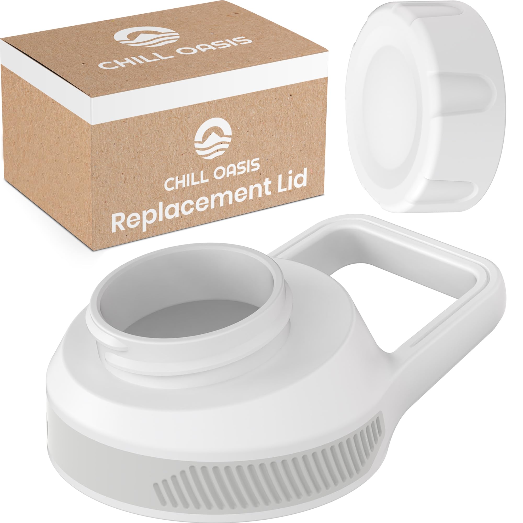 Chill Oasis Replacement Lid For Cirkul Water Bottle | Fits Flavor Cartridges | BPA Free, Leak Proof, and Dishwasher Safe