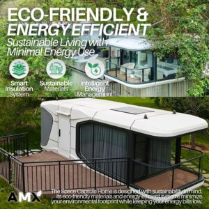 AMX Luxury Tiny Space Capsule Bedroom Container Mobile Home Prefab