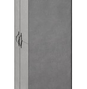 Whitmor Wardrobe - Portable Closet with Doors - Grey