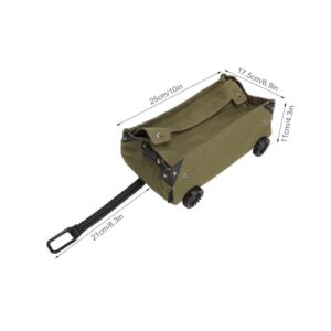 Outdoor Camping Storage Box Wear Resistant Waterproof Large Capacity Cart Storage Box Home Cars (OD Green)