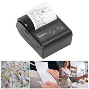 lvifloae Bluetooth Receipt Printer Smartphone Control 200dpi Thermal Label Printer Receipts Printer with 1 Roll Printer Paper for Restaurant Sales Retail