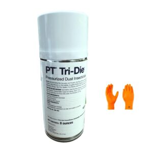 tri die pressurized insecticide 8oz | premium usa supply gloves for safe eradication | usa supply pest id card