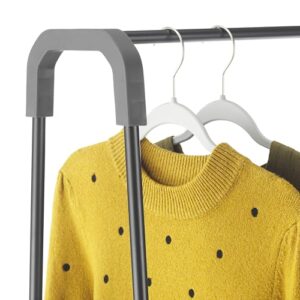 Whitmor Garment Rack with Shelf - Gunmetal