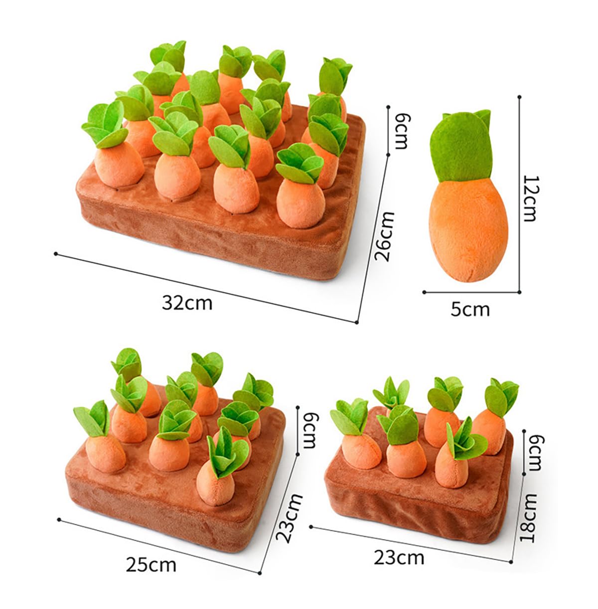 Carrot Patch Cat Toy,Interactive Cat Toy Carrot Patch,Cat Carrot Patch Catnip,Carrot Catnip Puzzle,Cat Carrot Patch Toy,Carrot Patch Cat Treats,Carrot Cat Toy (12 Carrot)