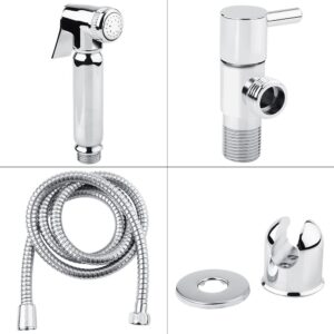 Bathroom Handheld Bidet Toilet Sprayer Kit Premium Copper Material Cleansing Sanitary Wash Ideal for Personal