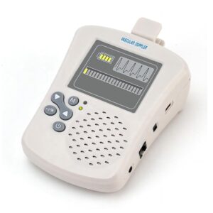 8Mhz Probe Blood Flow Rate Speed Detector, Doppler Vascular LCD Display, Handheld Blood Flow Strength Detector