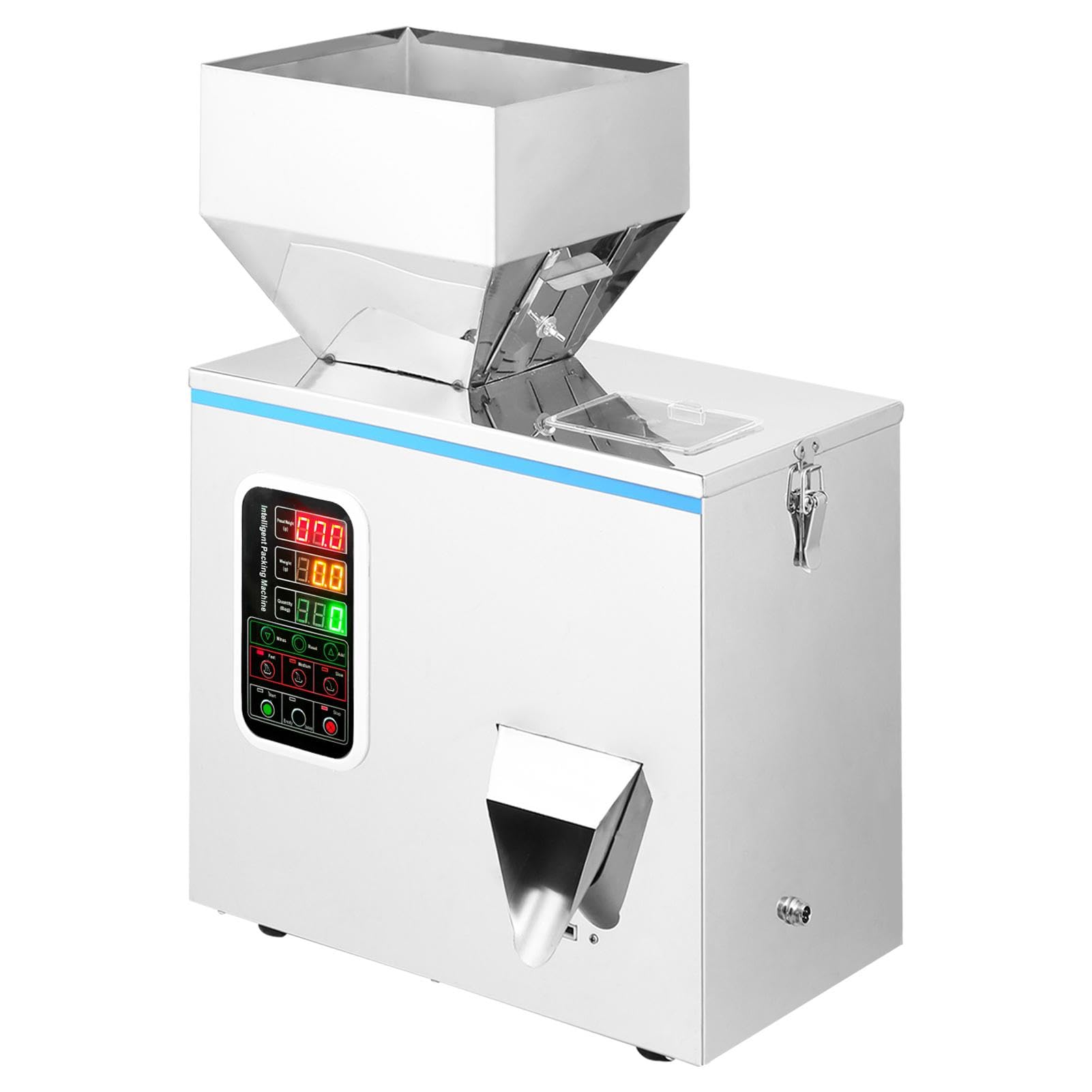 Particle&Powder Filling Machine, Multifunction Automatic Filling and Packing Machine, Particle Subpackage Machine For Beans Nail Beads Candy Particulate Matters Weighting and Filling