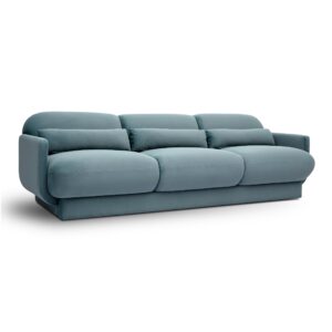 tov furniture azalea powder blue velvet sofa