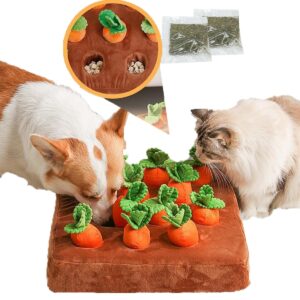 carrot patch cat toy,interactive cat toy carrot patch,cat carrot patch catnip,carrot catnip puzzle,cat carrot patch toy,carrot patch cat treats,carrot cat toy (12 carrot)