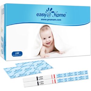 Easy@Home Pregnancy Test Sticks + Easy@Home Smart Basal Thermometer + Easy@Home Ovulation Test Strips (100-pack)