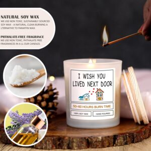 Best Friend Birthday Gifts for Women, Unique Gifts for Women, Friendship Gifts for Women Men Sister Her Him, Cool Funny Gifts for Women, Christmas Gifts for Women - 9 oz Lavender Candles Gift