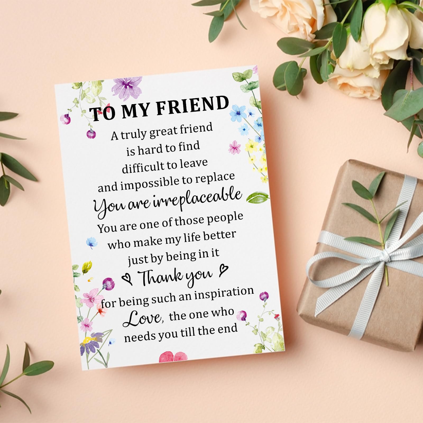 Best Friend Card Gifts for Women Best Friend Birthday Gifts Friendship Gifts for Women Bestie Gifts for Best Friend Birthday Card Long Distance Female Bff Soul Sister Christmas Valentines Graduation