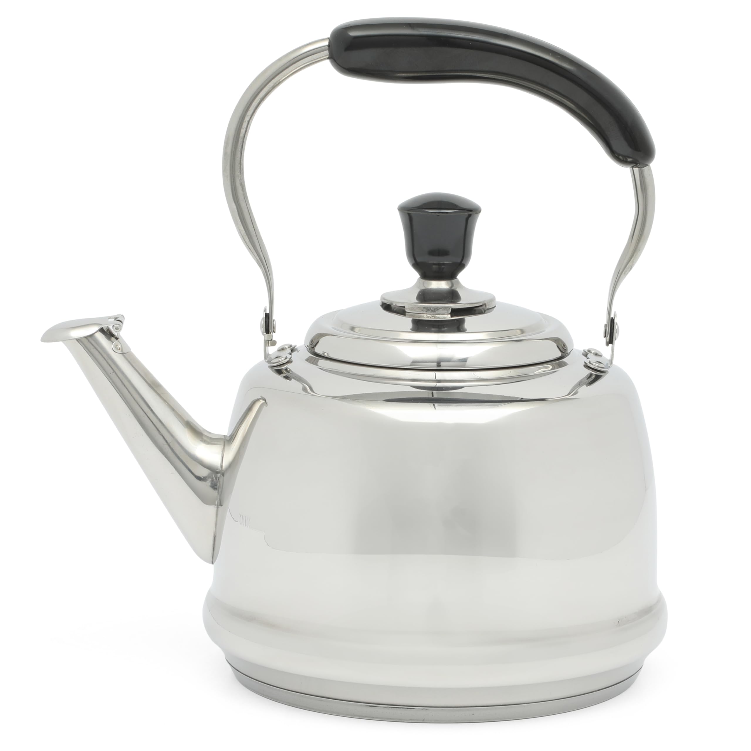 Martha Stewart Kingstree Large 2 Qt Heavy Gauge Whistling Tea Kettle - Stainless Steel