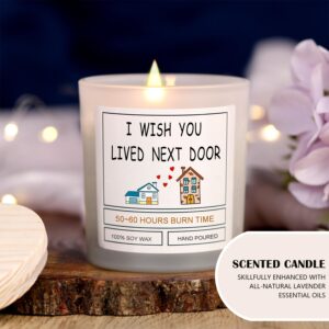 Best Friend Birthday Gifts for Women, Unique Gifts for Women, Friendship Gifts for Women Men Sister Her Him, Cool Funny Gifts for Women, Christmas Gifts for Women - 9 oz Lavender Candles Gift